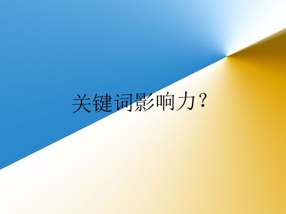 濰坊網站建設講解什么是關鍵詞影響力？以及如何分析